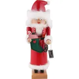 KWO Erzgebirge Nussknacker Mrs. Santa Höhe 29 cm
