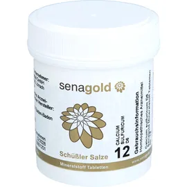 Senagold Naturheilmittel GmbH Biochemie Senagold 12 Calcium sulfuricum D 6