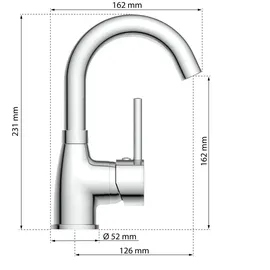 Eisl Futura Einhandmischer chrom NI075FUTCR-LP