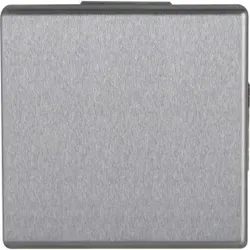 Kopp 643720080 VISION - Kreuzschalter, Farbe: stahl