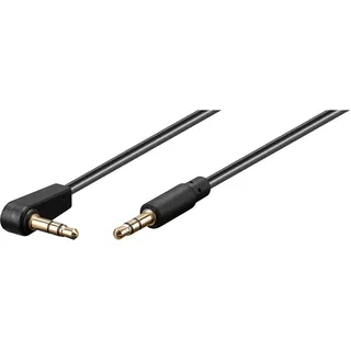 goobay Audio Verbindungskabel 3,5mm Klinken-Stecker 0,5m (67782)