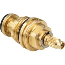 tecuro Universal Ventil Oberteil für Zweigriff-Armaturen und Ventile, 1/2 Zoll - Messing