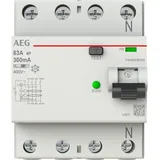 AEG FN463/B300 4P Typ B 63A 300mA, 4 Teilungseinheiten 2CSF704556R3630