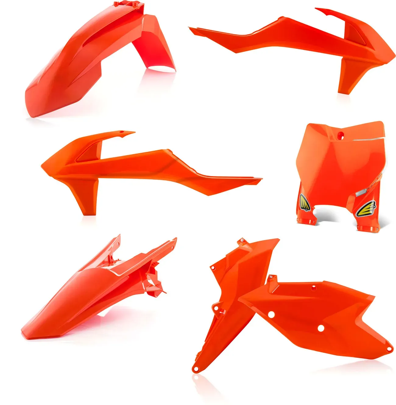 CYC 5 PLAS KIT HON CRF450RX 17 - Orange (Réplique 16)