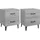 vidaXL Nachtschrank 2 Stk. 40 x 35 x 47,5 cm Grau
