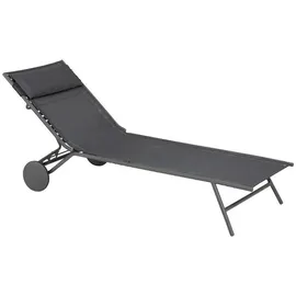 Lafuma Miami II Sonnenliege 198 x 70 x 30 cm Grau