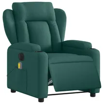 vidaXL Massagesessel Elektrisch 149,5 x 78 x 0 cm Dunkelgrün