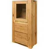 MASSIVMOEBEL24.DE Highboard 73 x 40 x 142 cm Beige