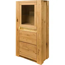 MASSIVMOEBEL24.DE Highboard 73 x 40 x 142 cm Beige