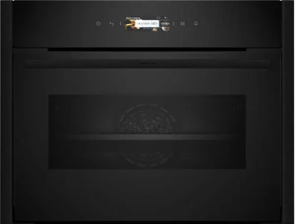 Neff Collection CCR27D -  Backofen mit 7 Jahre Garantie, Deep Black, C29CR7KY0 & Z9045DY0, 60 x 45 cm