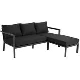 Brafab Delia Loungesofa 167 x 144 x 0 cm Anthrazit