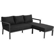 Brafab Delia Loungesofa 167 x 144 x 0 cm Anthrazit