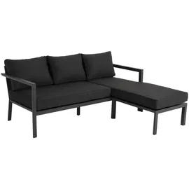 Brafab Delia Loungesofa 167 x 144 x 0 cm Anthrazit