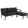 Brafab Delia Loungesofa 167 x 144 x 0 cm Anthrazit