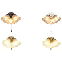 CasaFan 3 MA 3 TULPEN Deckenventilator-Leuchte Glas matt