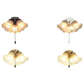 CasaFan 3 MA 3 TULPEN Deckenventilator-Leuchte Glas matt