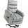 Homcom Aufstehsessel Samtartiges Polyester Metall Schaumstoff