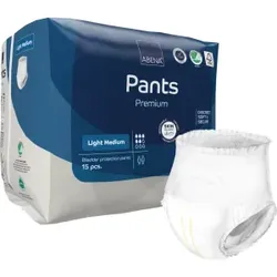 ABENA® Pants Premium Light Inkontinenzhosen, M, Superweiche Einweghosen mit sicherer Passform, 1 Packung = 15 Stück