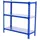 Proregal Schwerlastregal Small Metal Shark HxBxT 100 x 80 x 30 cm Fachlast 180 kg Blau-Verzinkt