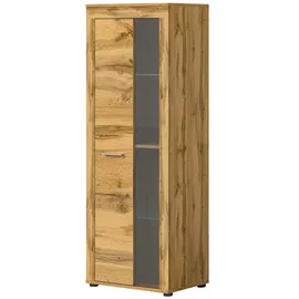 Möbel Boss Vitrine Jam 60 x 159 x 35 cm Eiche Wotan