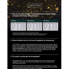 Lumineo LED-Lichterkette Compact 34 m grün