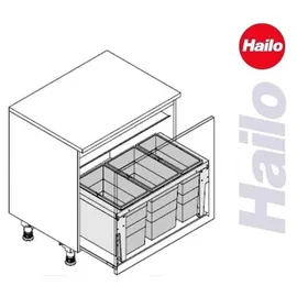HAILO Triple XL 28 l Grau