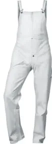 CRAFTLAND protection Schweißerlatzhose,Vollled er,Gr.M,natur