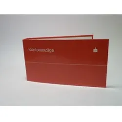 Sparkasse OptiColor Kontoauszugsringbuch Nr. 155, 560x135mm, rot
