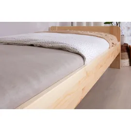 TICAA Bett Bert 90 x 200 cm Kiefer natur