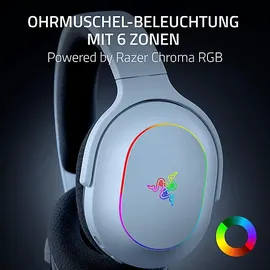 Razer Barracuda X Chroma, Over-ear Gaming Headset Weiß