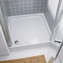 Duravit D-Code 90x80x8,5cm, weiß