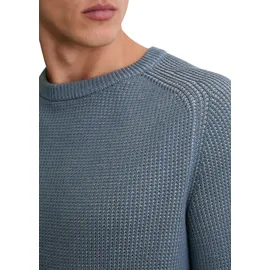 Marc O'Polo Rundhalspullover Blau XXL