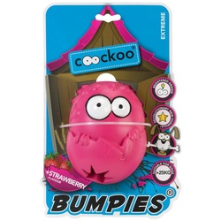 Coockoo Spielknochen Hundespielzeug Bumpies Erdbeere, Maße: 13 x 10,2 x 8,8 cm / Gewicht: >27 kg