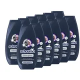 Schwarzkopf Schauma Pflege-Shampoo Silberglanz (12x 250 ml), Silbershampoo hilft gelbliche Verfärbungen zu reduzieren, Haarshampoo für graues, blondiertes oder gesträhntes Haar