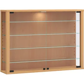 VCM Vitrine Vitrosa L 83 x 18 x 60 cm Goldfarben