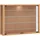 VCM Vitrine Vitrosa L 83 x 18 x 60 cm Goldfarben