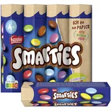 Nestlé SMARTIES Multipack, kleine Rolle, bunte Schokolinsen, ideal für Kindergeburtstage, Farben aus der Natur, Hexagonrolle, 1er Pack (1x (4 x 34g))