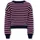 KIDS ONLY Rundhalspullover "KOGNEWPIUMO L/S PULLOVER CP KNT NOOS", Kinder, Gr. 110/116, blau (night sky stripes:mauve orchid), Strick, Obermaterial: 70% Nylon, 30% Polyacryl, gestreift, regular fit normal, Rundhals, Bündchen, Pullover Rundhalspullover, Kunstfaser