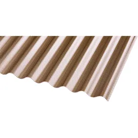 guttagliss Acryl Wellplatte 400 x 104,5 cm bronze