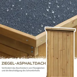 Outsunny Gartenschrank Holz