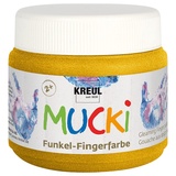 Kreul Mucki Fingerfarbe 150 ml goldfarben