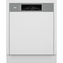 Beko BDSN38440X Einbau-Geschirrspüler (teilintegrierbar, 598 mm breit, Edelstahl)