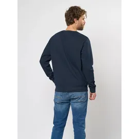 MCS Rundhalspullover "MCS sweatshirt MCSkyler", Herren, Gr. XL, schwarz sapphire, Obermaterial: 100% Baumwolle, Pullover Rundhalspullover