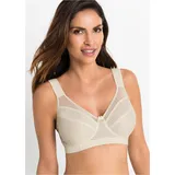 bonprix Minimizer-BH BONPRIX "Minimizer-BH ohne Bügel mit gepolsterten Trägern", Damen, Gr. 95, Cup D, beige (champagner), Obermaterial: 92% Polyamid, 8% Elasthan.