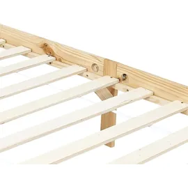 vidaXL Himmelbett-Gestell Massivholz Kiefer 100 x 200 cm