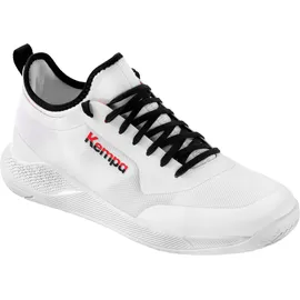 Kempa Kourtfly Jr Handballschuhe weiß, Rot Schwarz, 36