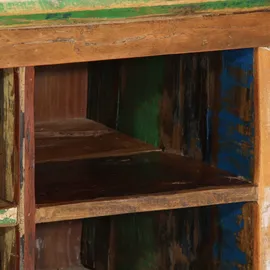 vidaXL Schuhbank 110x35x40 cm mehrfarbig