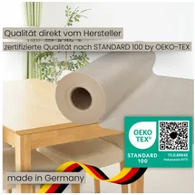 Sensalux Tischdeckenrollen-Set, 2 Stück, stoffähnliches Vlies, Event, Geburtstagsfeier, 1m x 40m Creme