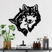 HANAH Home Stylish Black Decorative Metal Wall Accessory, 54