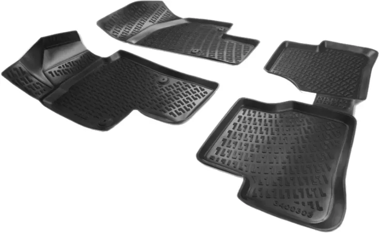 Gummifußmatten 3D Rizline 511408 VW Passat B6 (2005–2010)